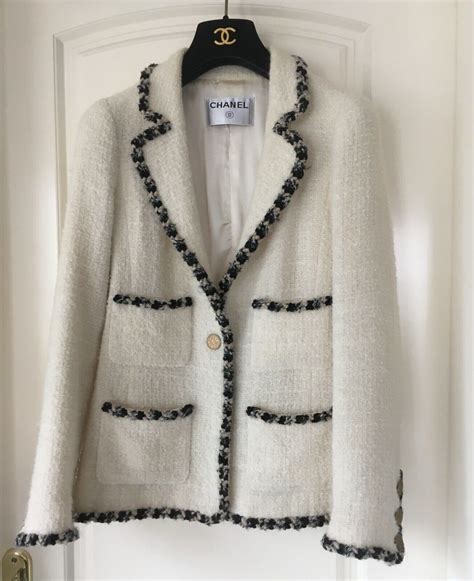 chanel men jacket|chanel white tweed jacket.